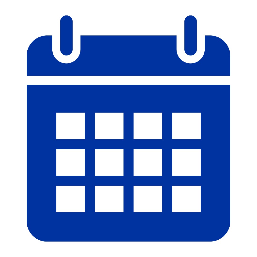 Blue Calendar Icon
